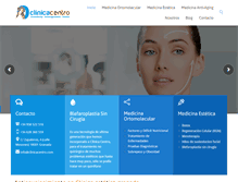 Tablet Screenshot of clinicacentro.com